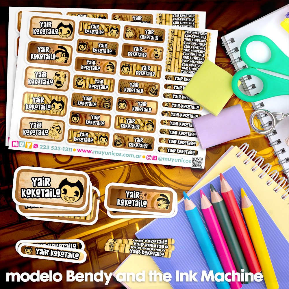 Bendy - Etiquetas Personalizadas - Imagen 2