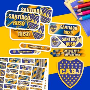 Boca Juniors - Etiquetas Personalizadas