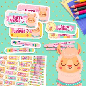 Llamas - Etiquetas Personalizadas