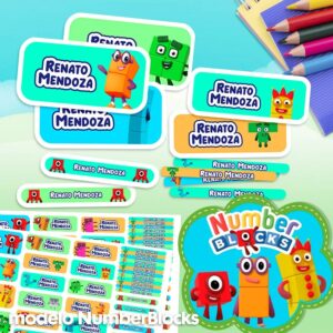 NumberBlocks - Etiquetas Personalizadas