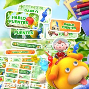 Pikmin - Etiquetas Personalizadas
