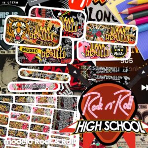 Rock & Roll - Etiquetas Personalizadas
