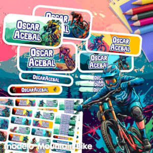 Mountain Bike - Etiquetas Personalizadas