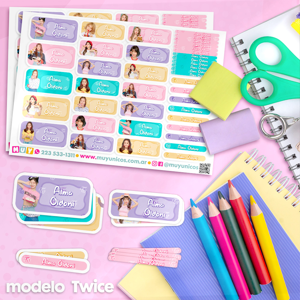 Twice - Etiquetas Personalizadas - Imagen 2
